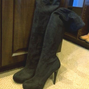 CHARLES by Charles David over the knee suede boots